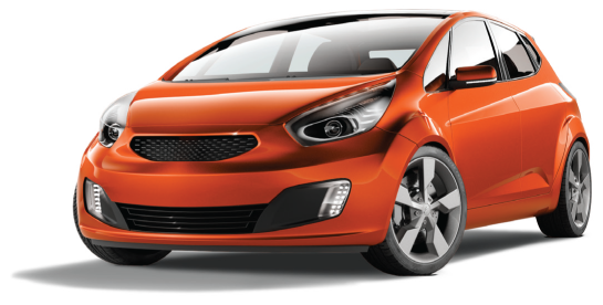 orange car orange car